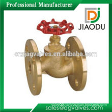 Excellent quality best selling brass flange stop valve